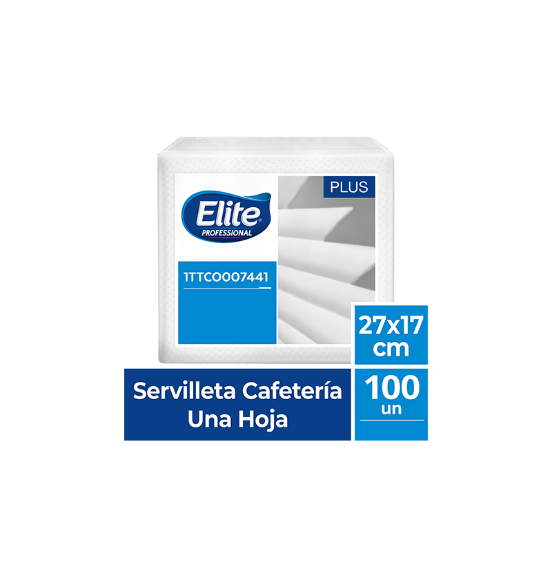 Servilleta Elite Extrablanca Cafetería x100