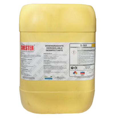 Desengrasante hidrosoluble desinfectante S161 - 20 L - CLEAN SHESTER