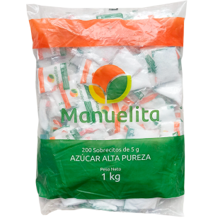 Azúcar Manuelita x 200 sobres