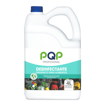 Desinfectante Orgánico Para Alimentos - 4L - PQP