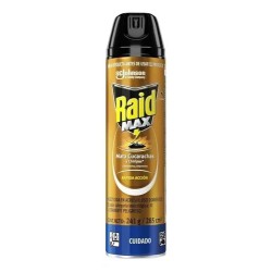 Raid Max mata cucarachas - Insecticida Aerosol - 285 ml