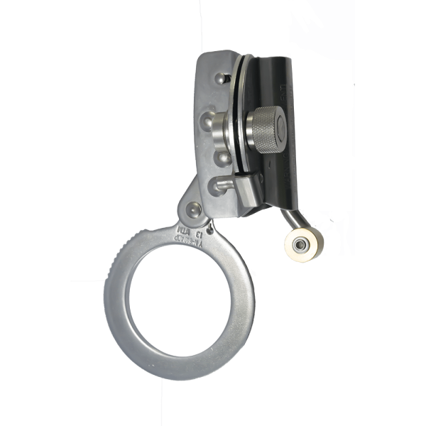Freno arrestador de caídas para cuerda 12-14 mm con argolla
