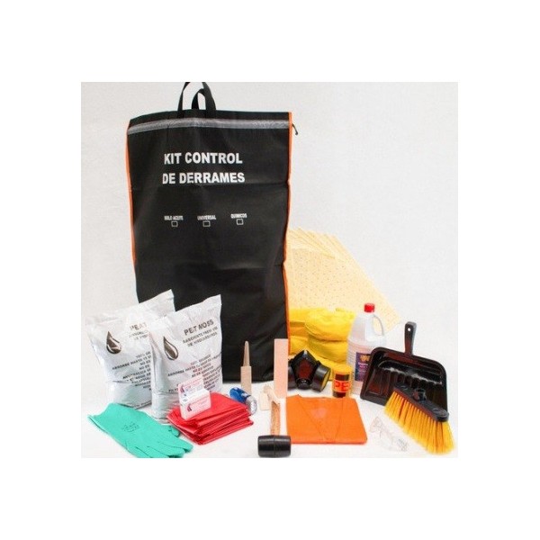 Kit antiderrames en maletin 20 galones sin pala