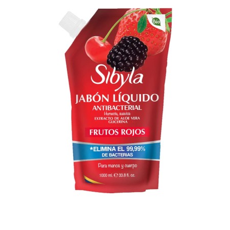 Jabon liquido antibacterial - Frutos rojos - x 1000 ml - (SIBYLA)  FULLER PINTO