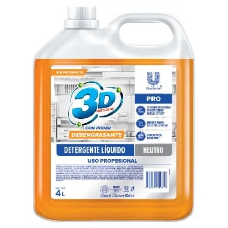 Desengrasante liquido neutro x 4L - 3D