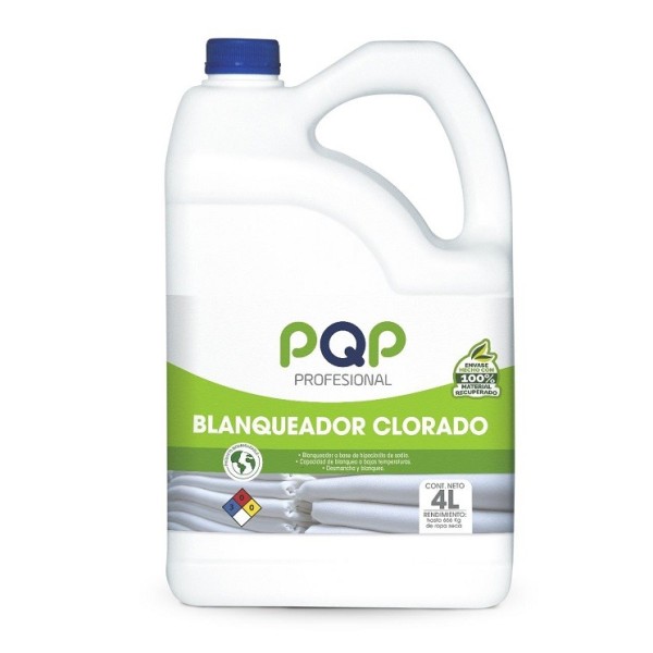 Blanqueador hipoclorito clorado - 4L - PQP