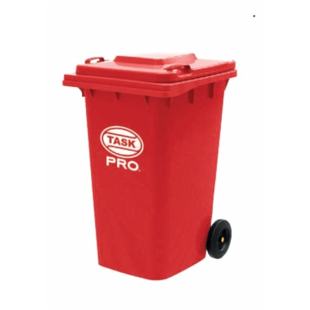 Contenedor para basura 120lt task pro rojo