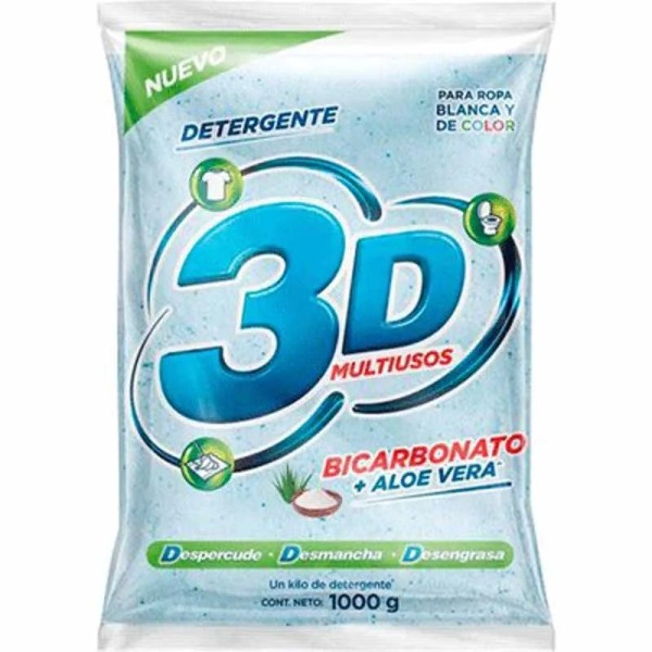 3d Detergente en polvo 1kg