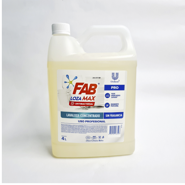 FAB lavaloza antibacterial x4l