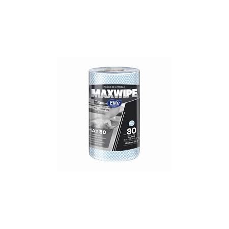 Maxwipe rollo azul max80 x 80 paños