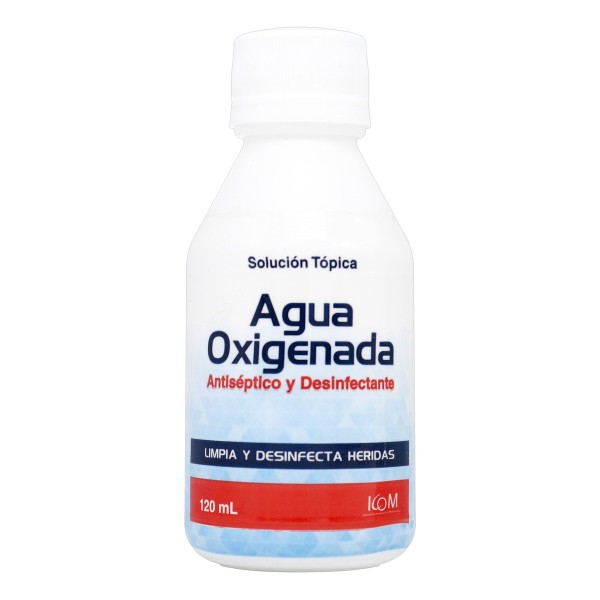 agua oxigenada frasco 120 ml