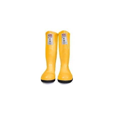 Bota pvc resistente al aceite workman safety amarilla