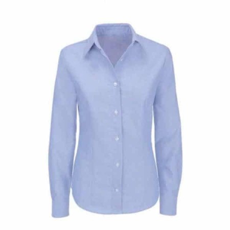 Camisa oxford dama azul fonina