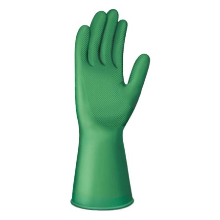 Guante verde cal 35 industrial rubber plus