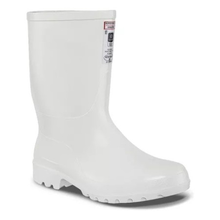 Botin pvc de seguridad resistente al aceite croydon blanca fonina