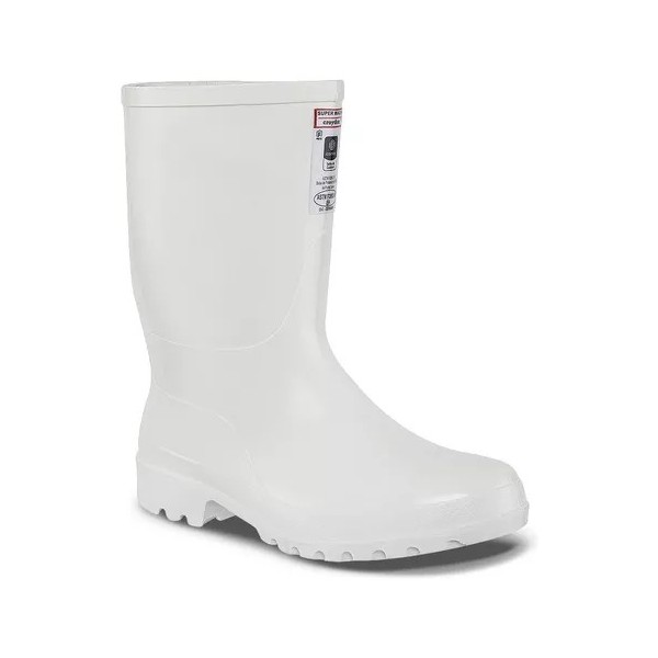 Bota pvc resistente al aceite workman safety alta blanca