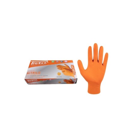 Guante nitrilo multiproposito naranja protex talla s x 100 und fonina