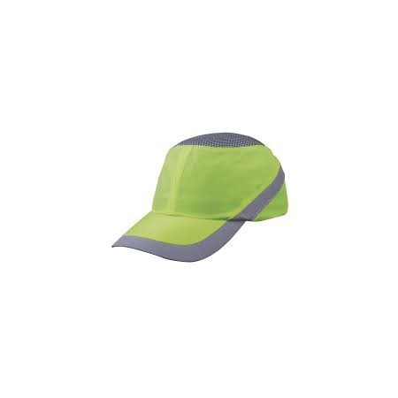 Gorra de seguridad con visera air coltan verde fonina