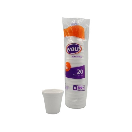 Vaso espumado 4 oz paq x 20 und wau fonina