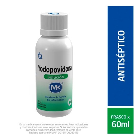 Yodopovidona solucion frasco 60 ml fonina