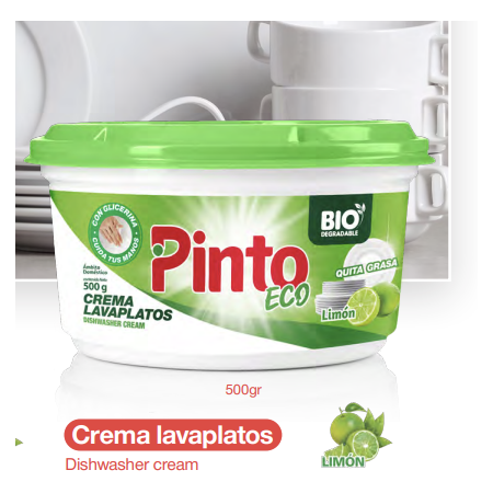 Crema lavaplatos limón eco x500g  fonina