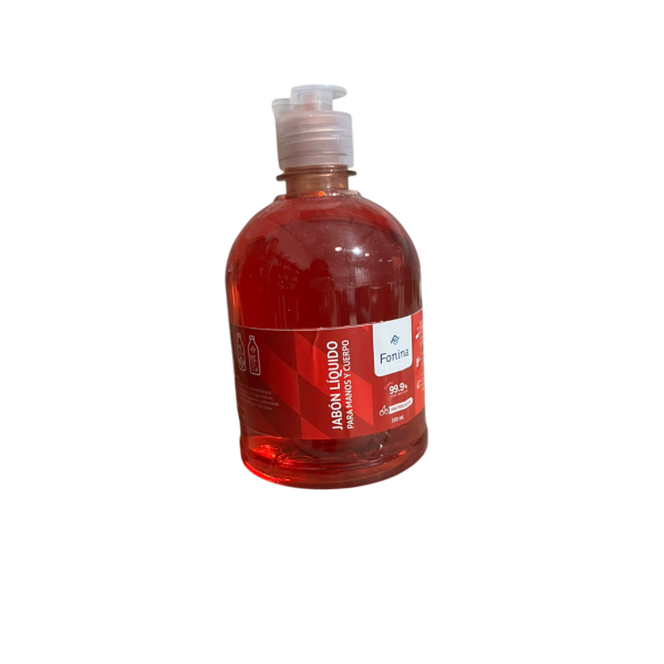 Jabon liquido frutos rojos push x 500 ml fonina