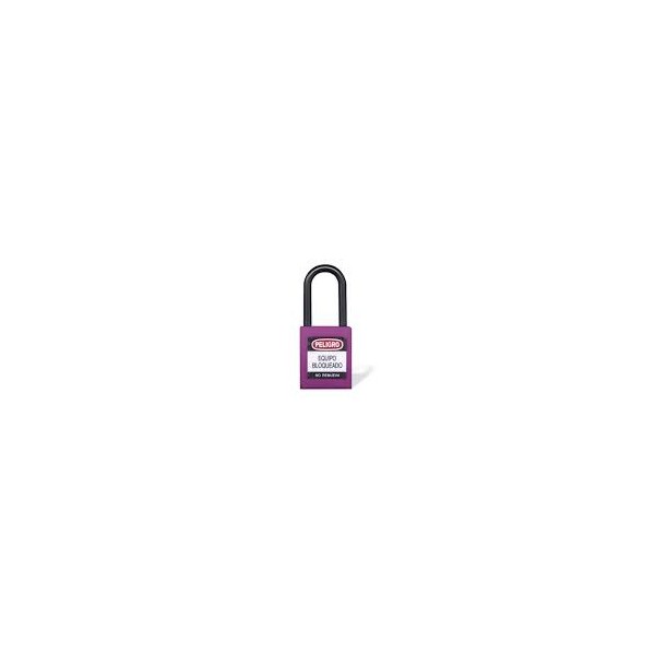 Candado gancho nylon morado b