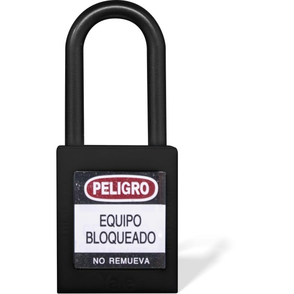 Candado gancho nylon negro b