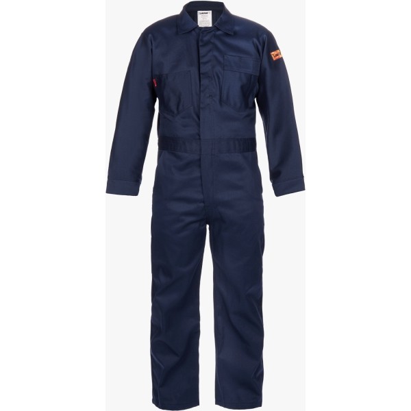 Overol eco fr 7 oz 88/12 cotton/nylon navy c/ ref silver lakeland