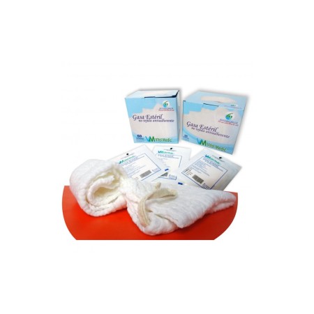 Gasa esteril no tejida 3"x3" paq x 5 und