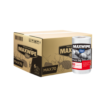 Paños De Limpieza Maxwipe Max70 x 88 Paños -  Elite Professional