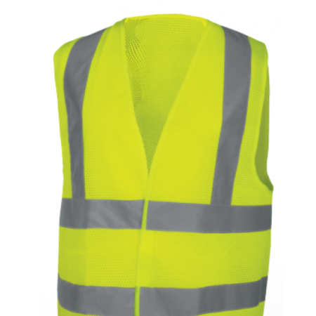 Chaleco en malla amarillo fluo cierre velcro GILM3 DELTA