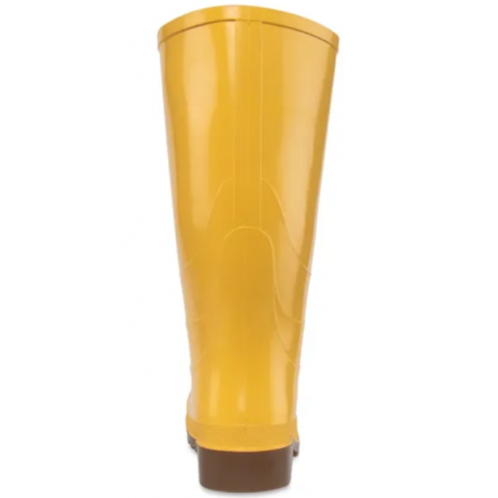 Bota workman safety waterproof amarilla con puntera.