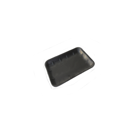Bandeja de icopor negra numero 17 altura 1.3 cm  x 1 und Darnel