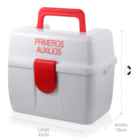 Organizador botequín plástico estra sin insumos