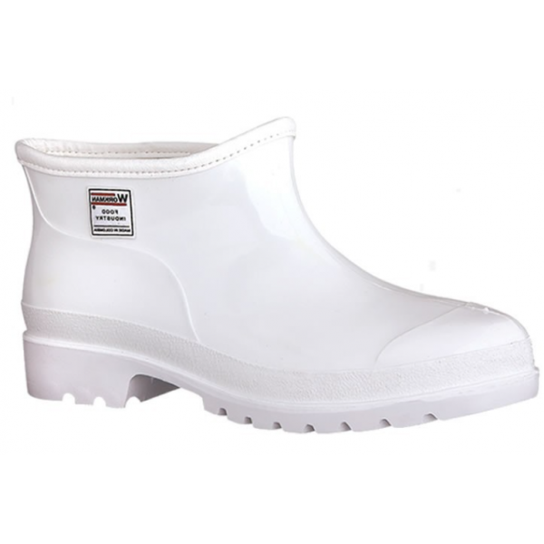 Botin pvc de seguridad resistente al aceite croydon blanca