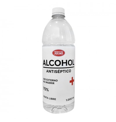 Alcohol antiséptico 70% - 1000 ml JULIAO