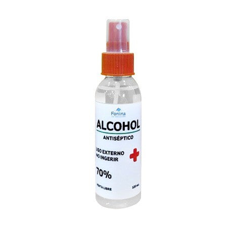 Alcohol antiséptico en spray 120 ml
