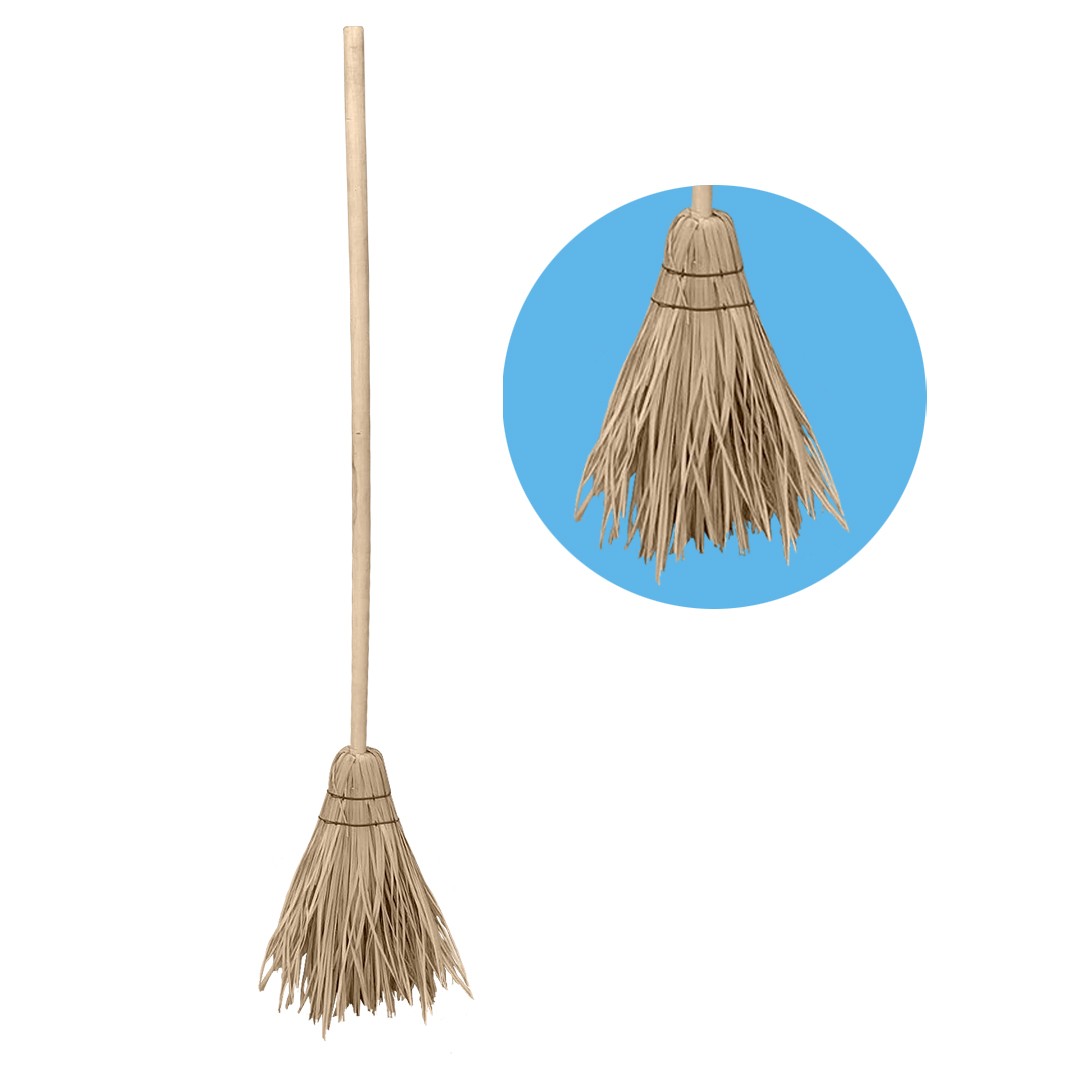 Escoba de palito sencilla