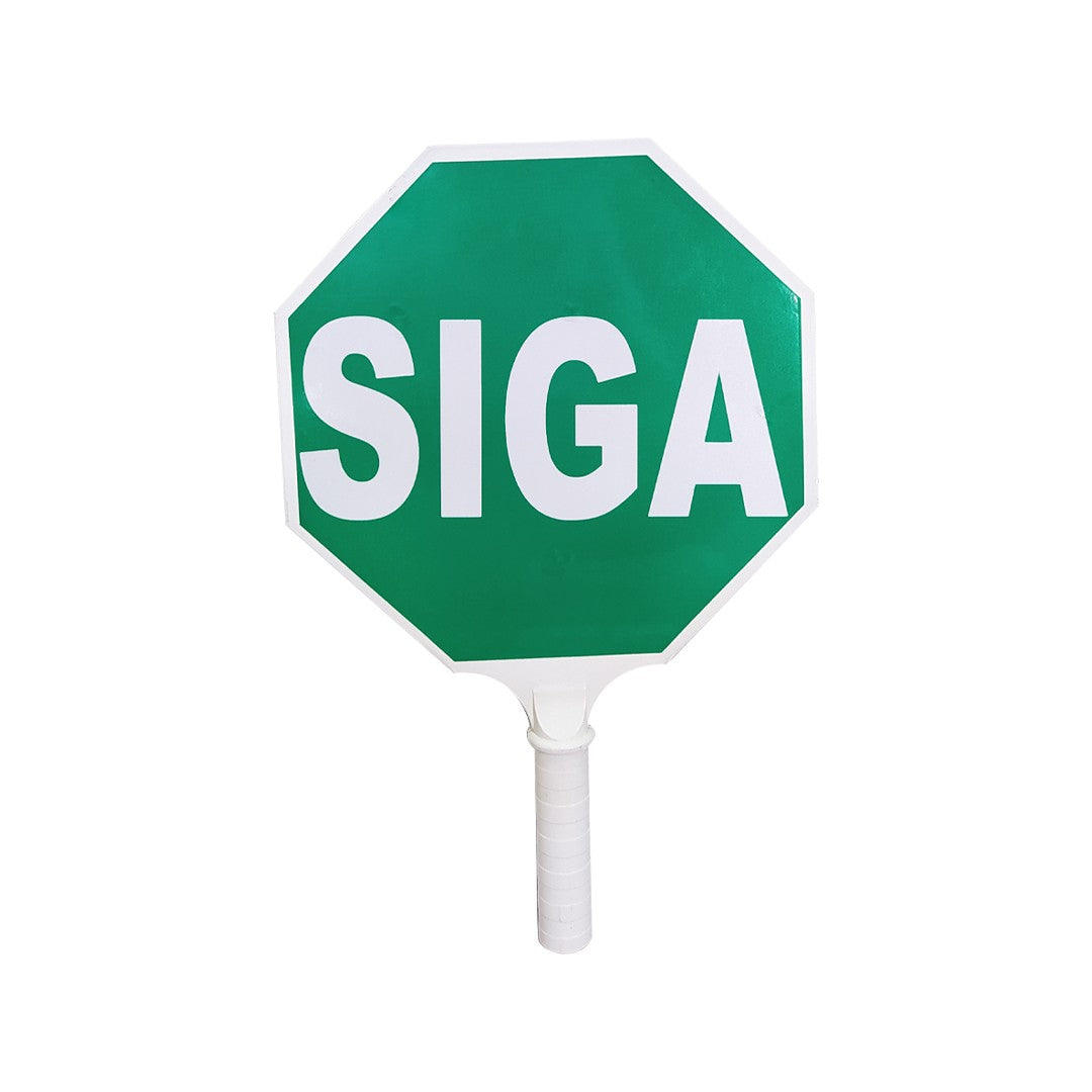 Señal manual PARE-SIGA
