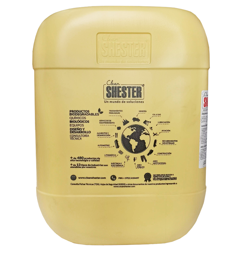 Desengrasante hidrosoluble desinfectante S161 - 20 L - CLEAN SHESTER
