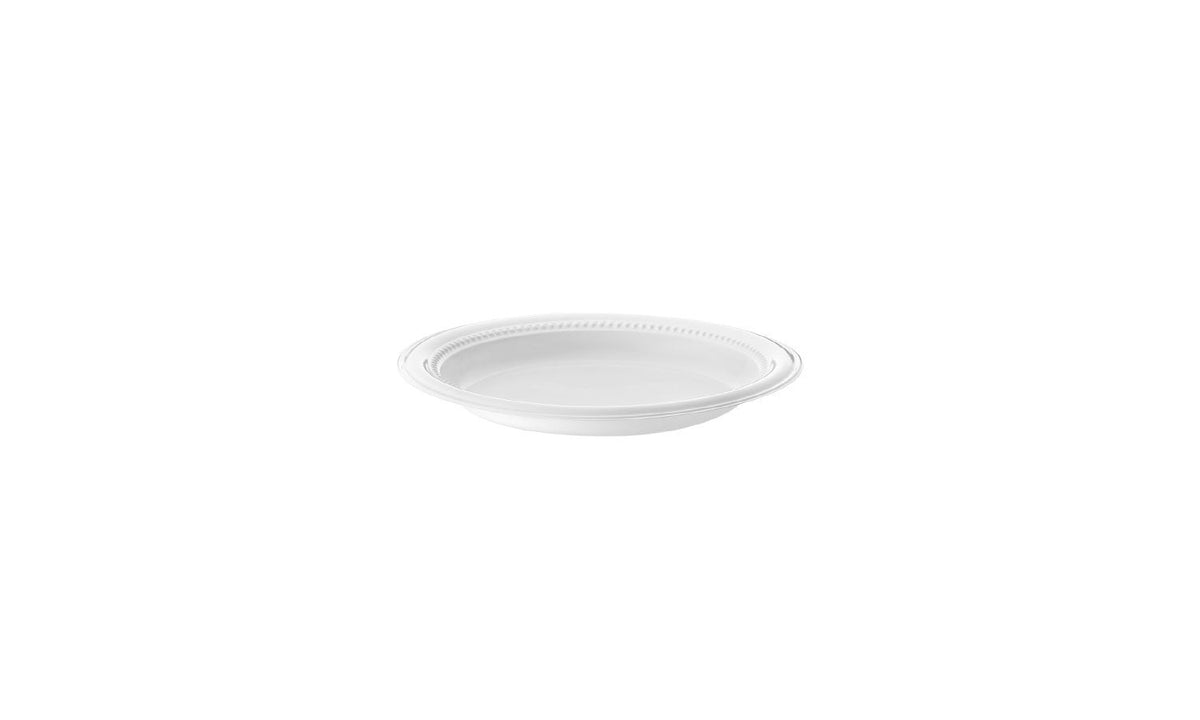 Platos TAMI 18 cm blanco x 20 und