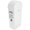 Papelera vaivén 35L Blanca FULLER