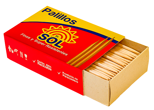 Palillos de dientes El Sol x180und