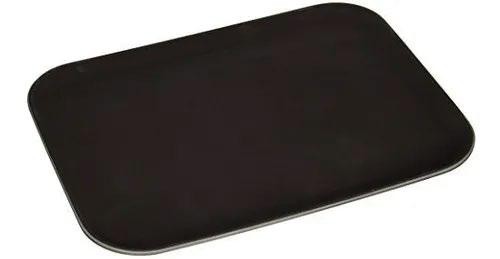 Bandeja rectangular negra antideslizante 16" 41x30 cm Vista Global VG23641-10