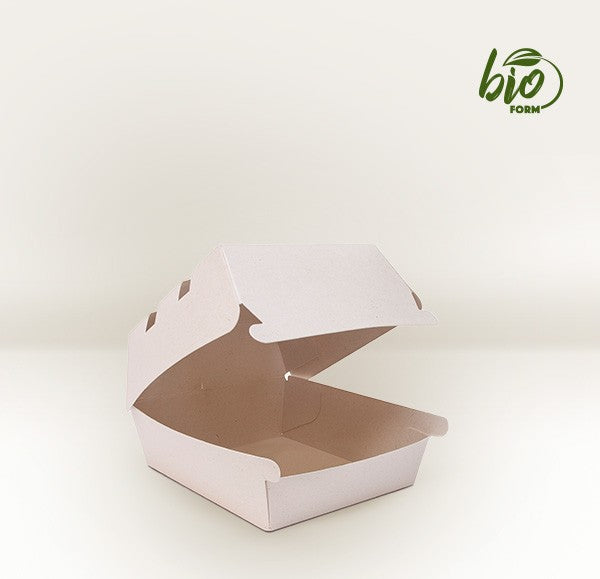 Portacomida Caja Hamburguesa paq x 25 und