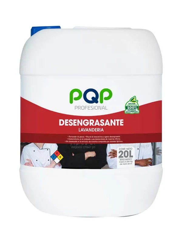 Desengrasante industrial lavandería  - 20L - PQP