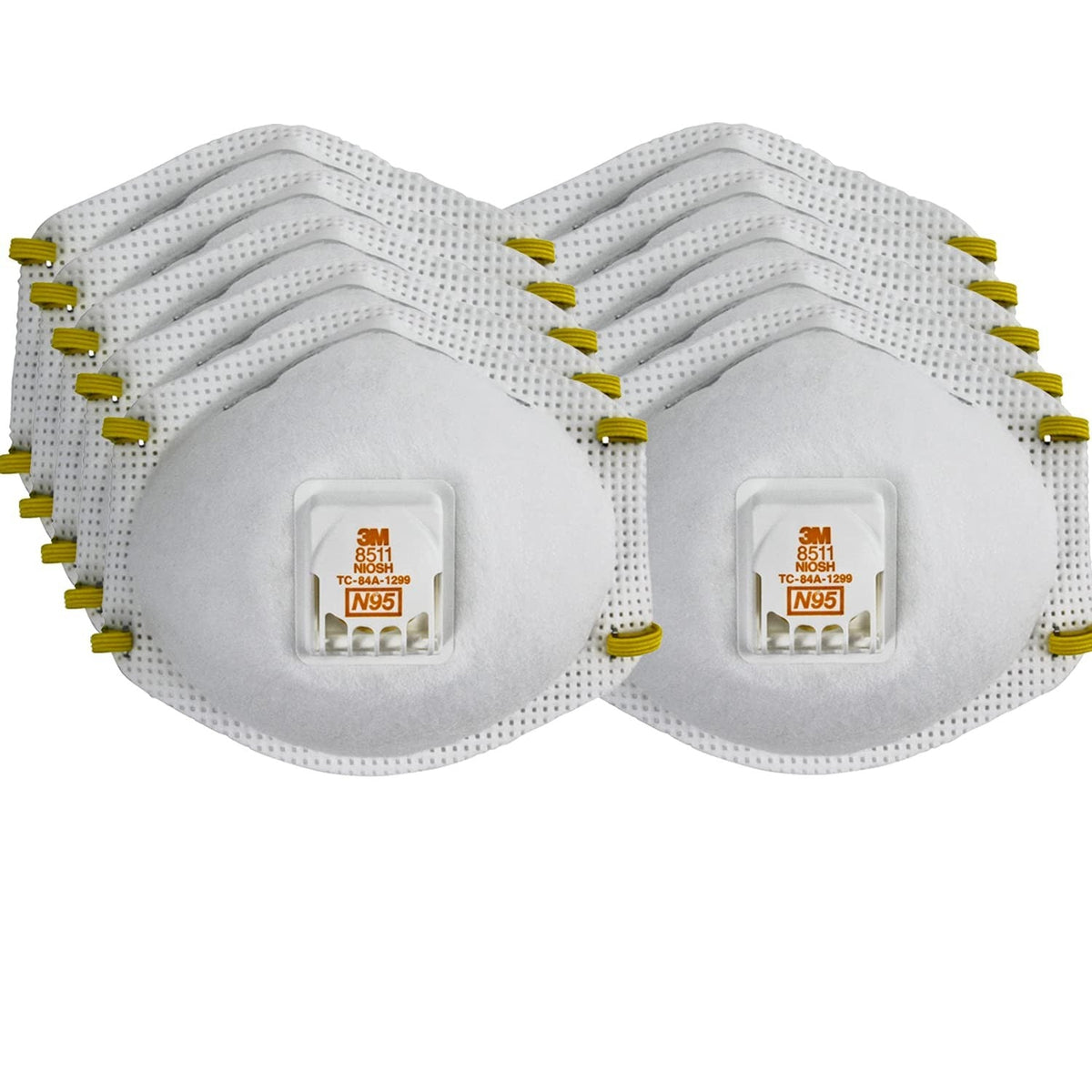 Respirador para Partículas 3M - 8511, N95 Caja x 10
