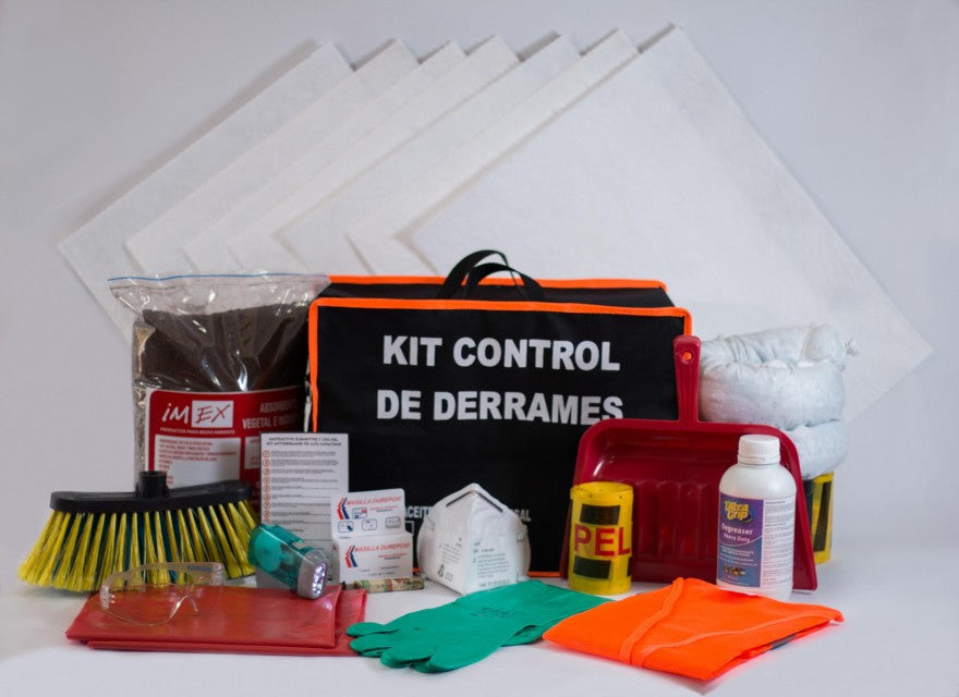 Kit antiderrames en maletin 5 galones