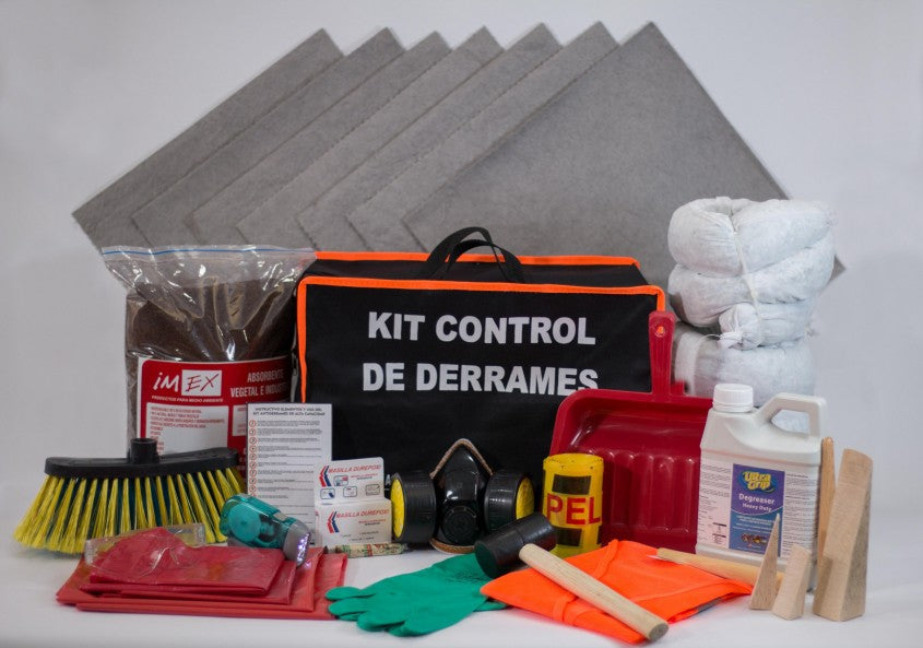 Kit antiderrames en maletin 10 galones